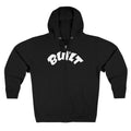 Built Zip Hoodie — Blue Crest Logo Back