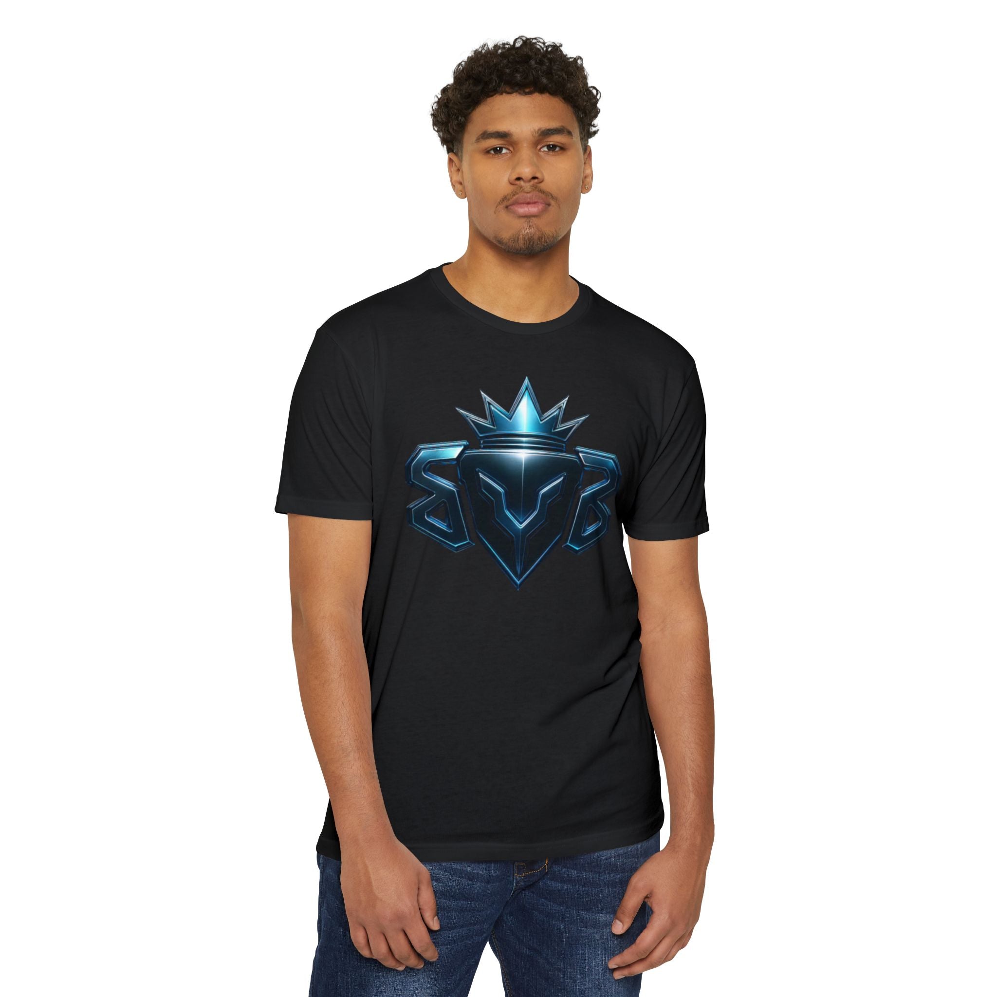 Blue Crown Emblem T-Shirt | Built Beyond Graphic Tee