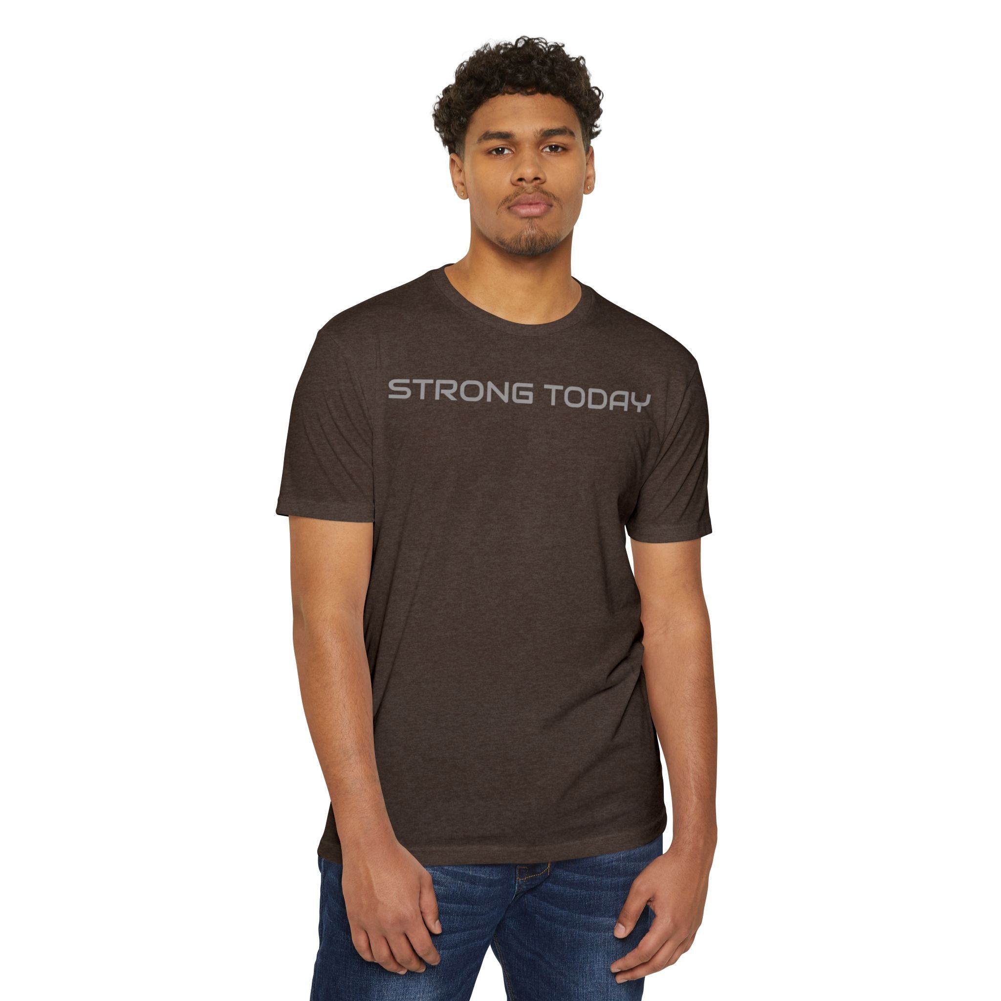 Strong Today T-Shirt — Built Beyond Motivational Fitness Tee