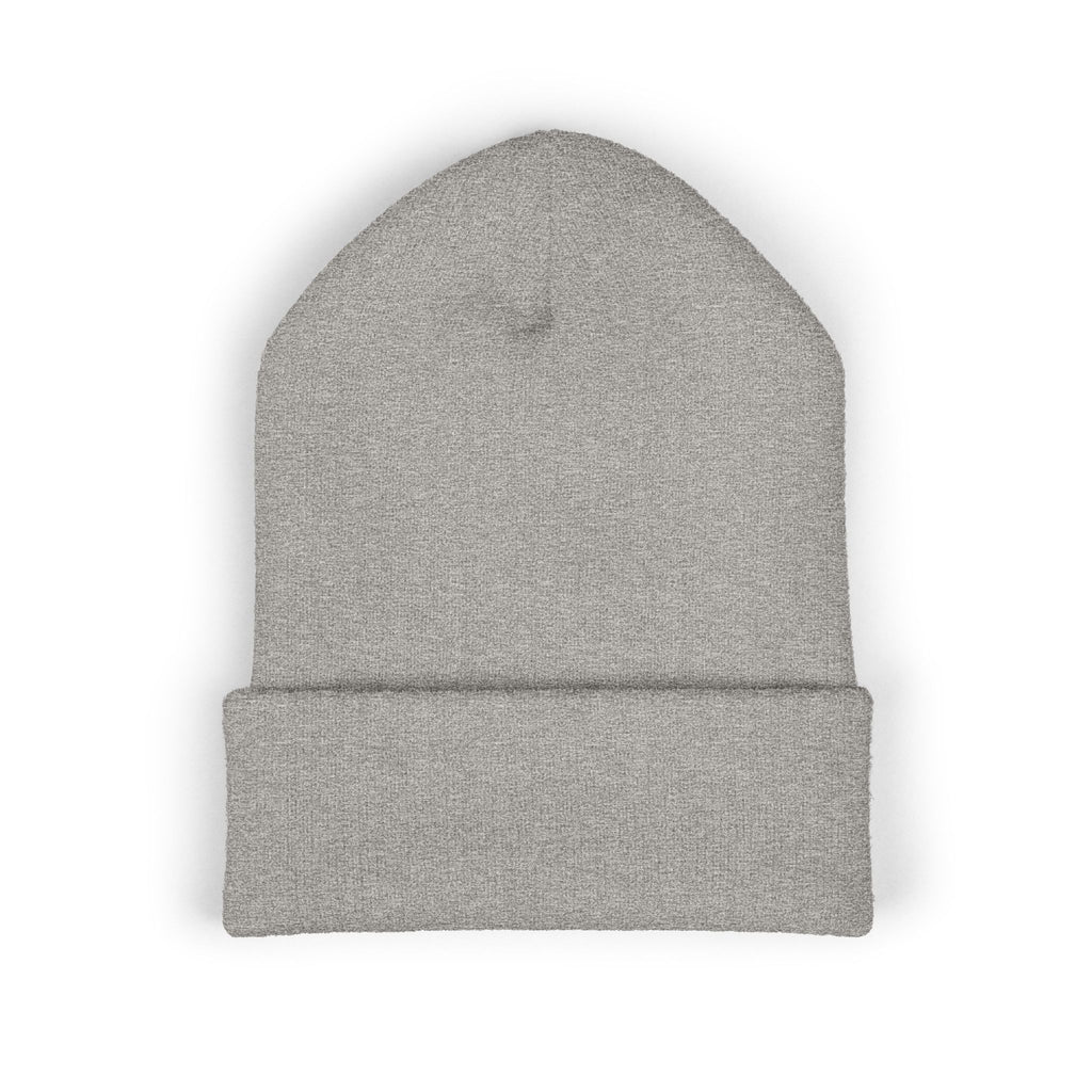 Embroidered Thistle Cuffed Beanie