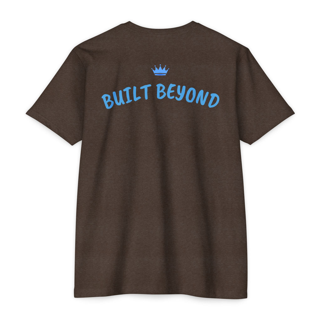Blue Crown Emblem T-Shirt | Built Beyond Graphic Tee