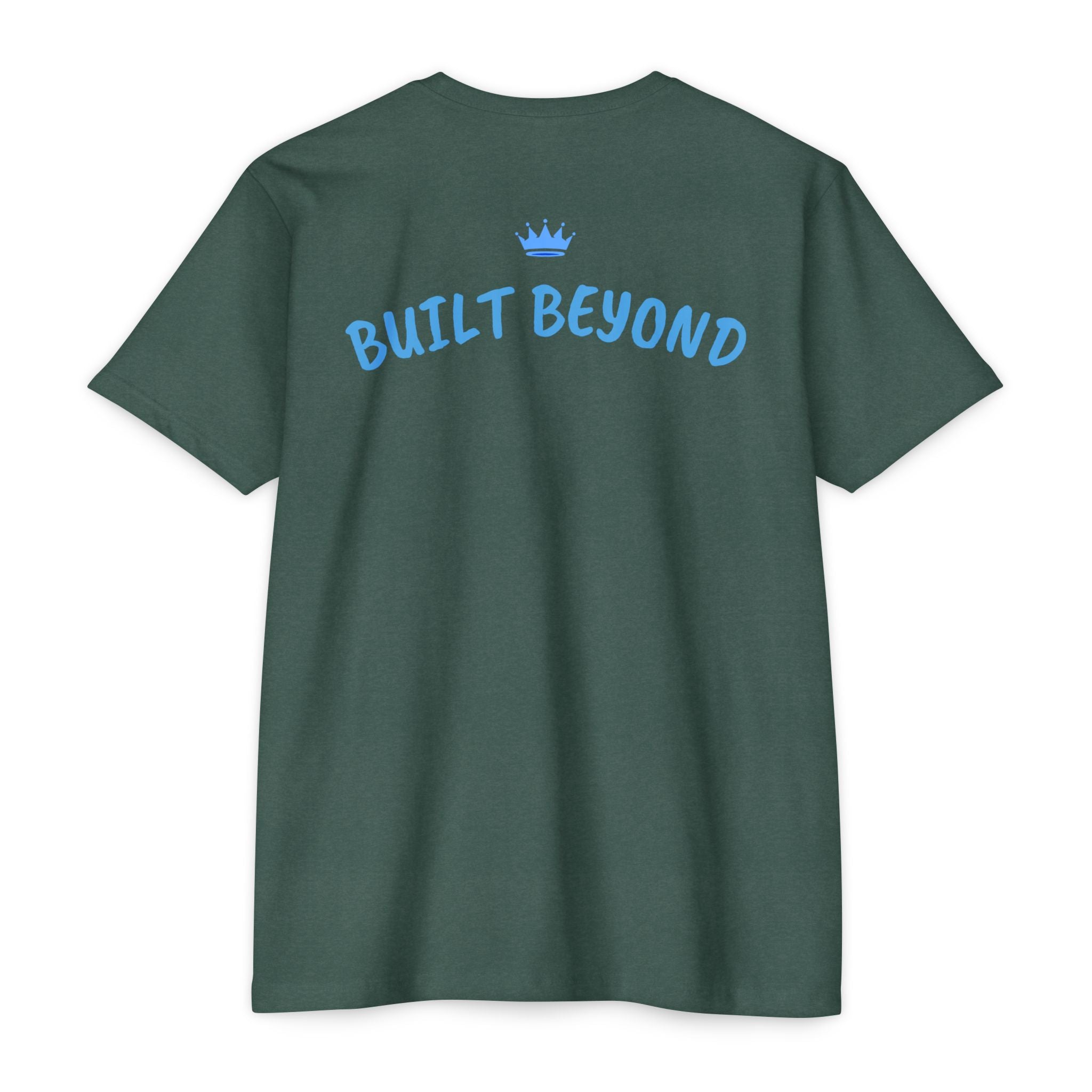 Blue Crown Emblem T-Shirt | Built Beyond Graphic Tee
