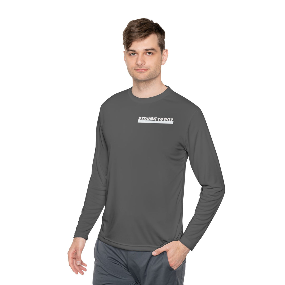 Built Beyond Long Sleeve Tee — Minimal Crown Graphic