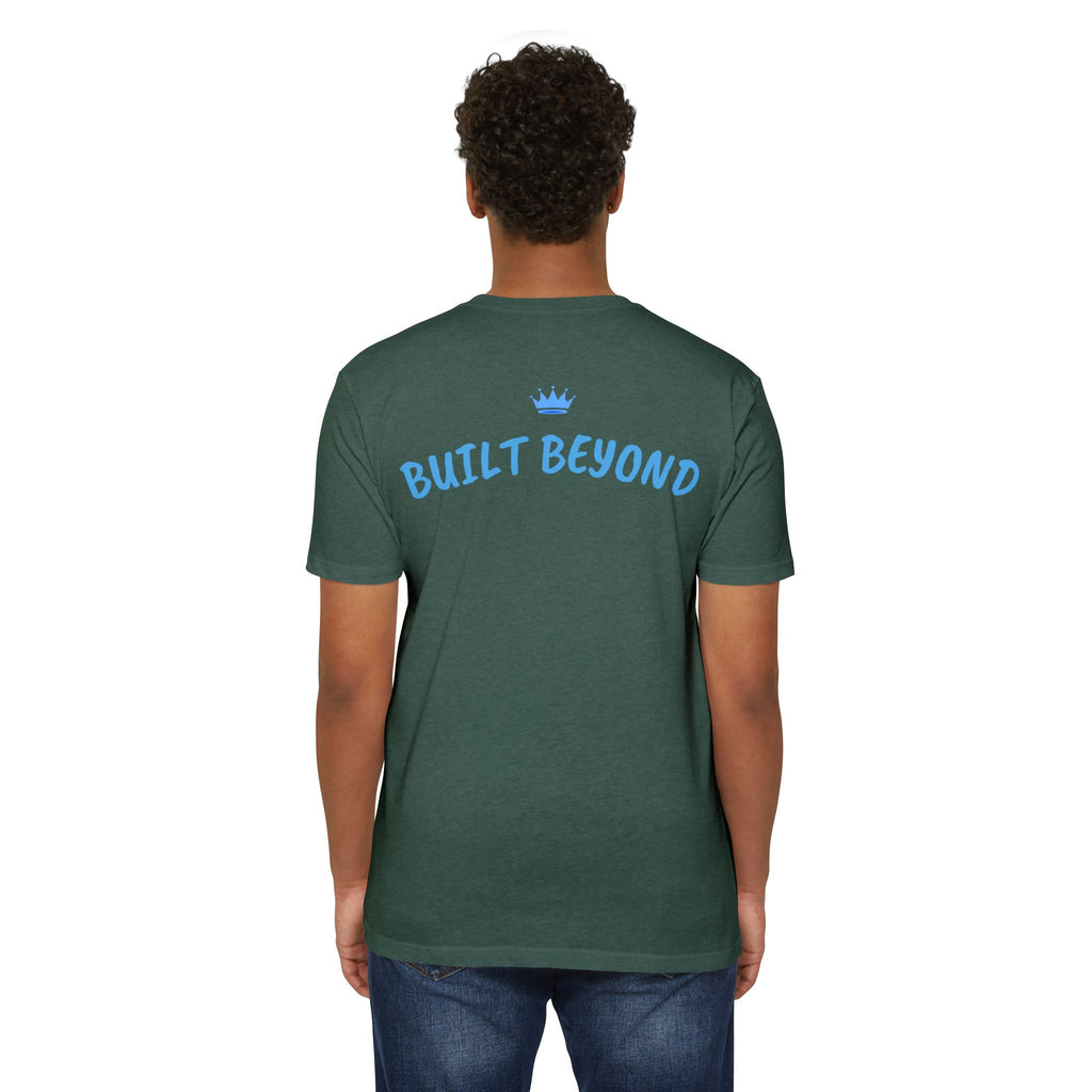 Blue Crown Emblem T-Shirt | Built Beyond Graphic Tee
