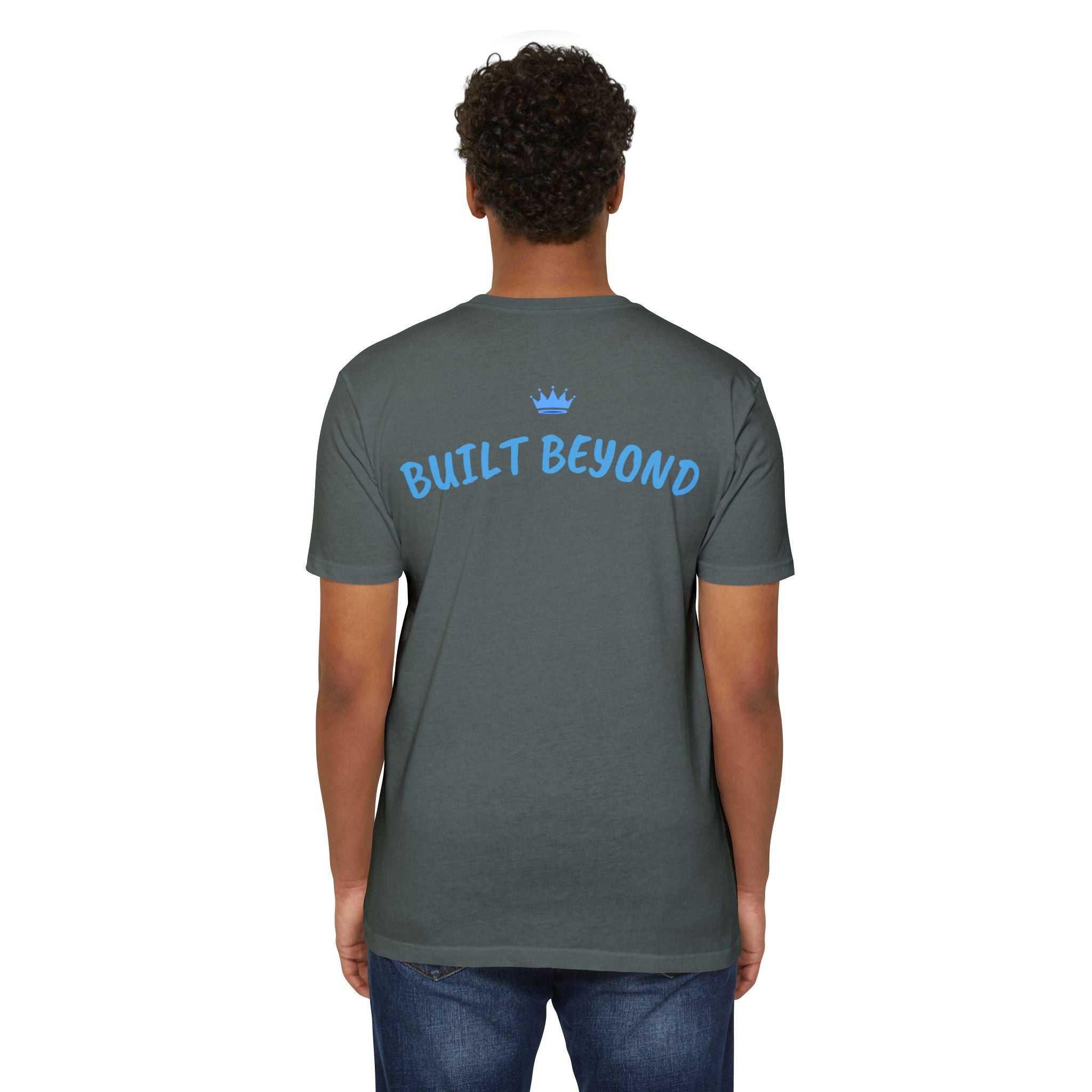 Blue Crown Emblem T-Shirt | Built Beyond Graphic Tee