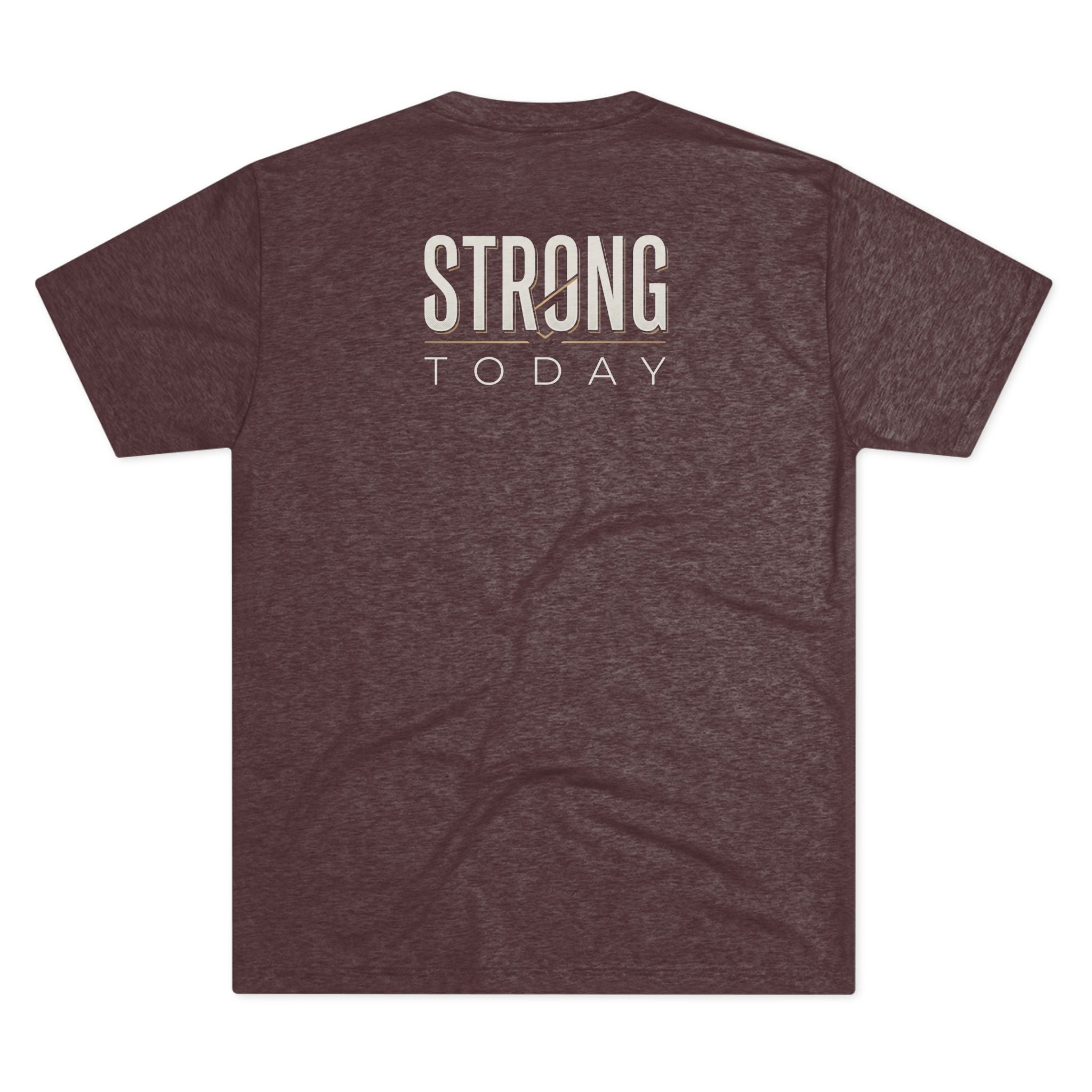 Built Beyond / Strong Today Tee — Motivational Fitness T-Shirt