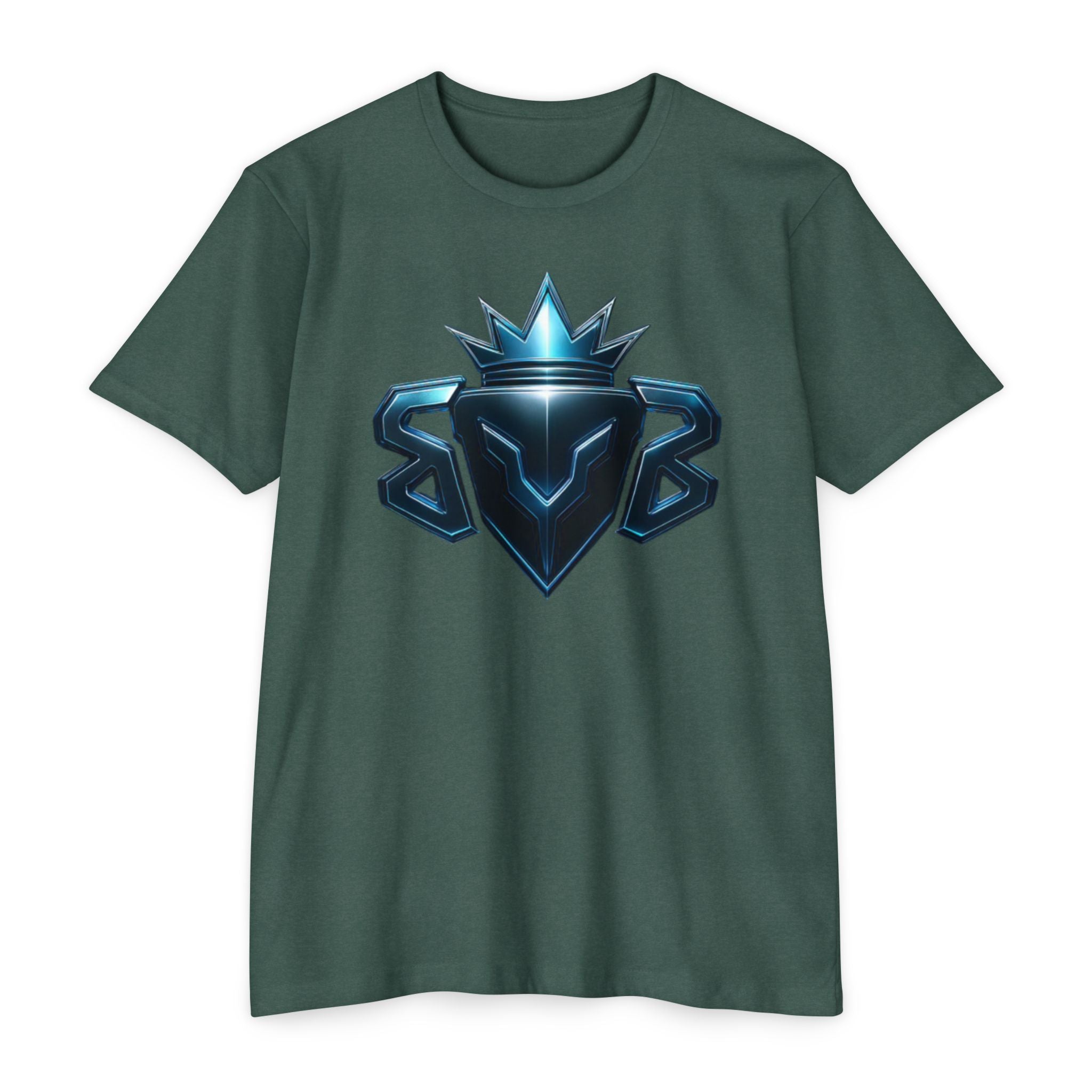 Blue Crown Emblem T-Shirt | Built Beyond Graphic Tee