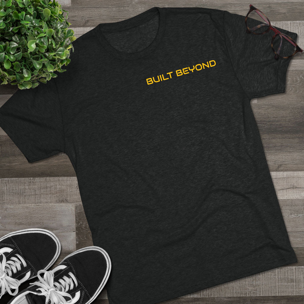 Built Beyond / Strong Today Tee — Motivational Fitness T-Shirt