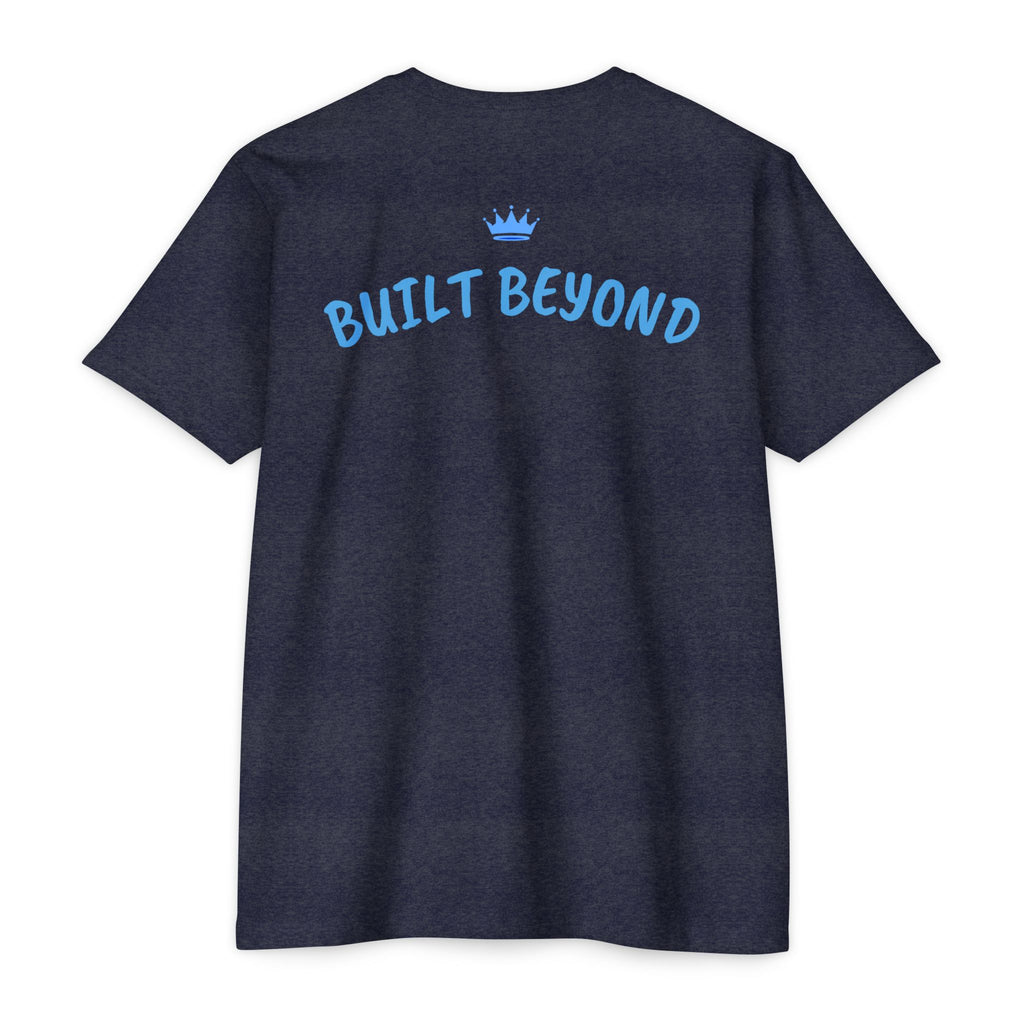 Blue Crown Emblem T-Shirt | Built Beyond Graphic Tee