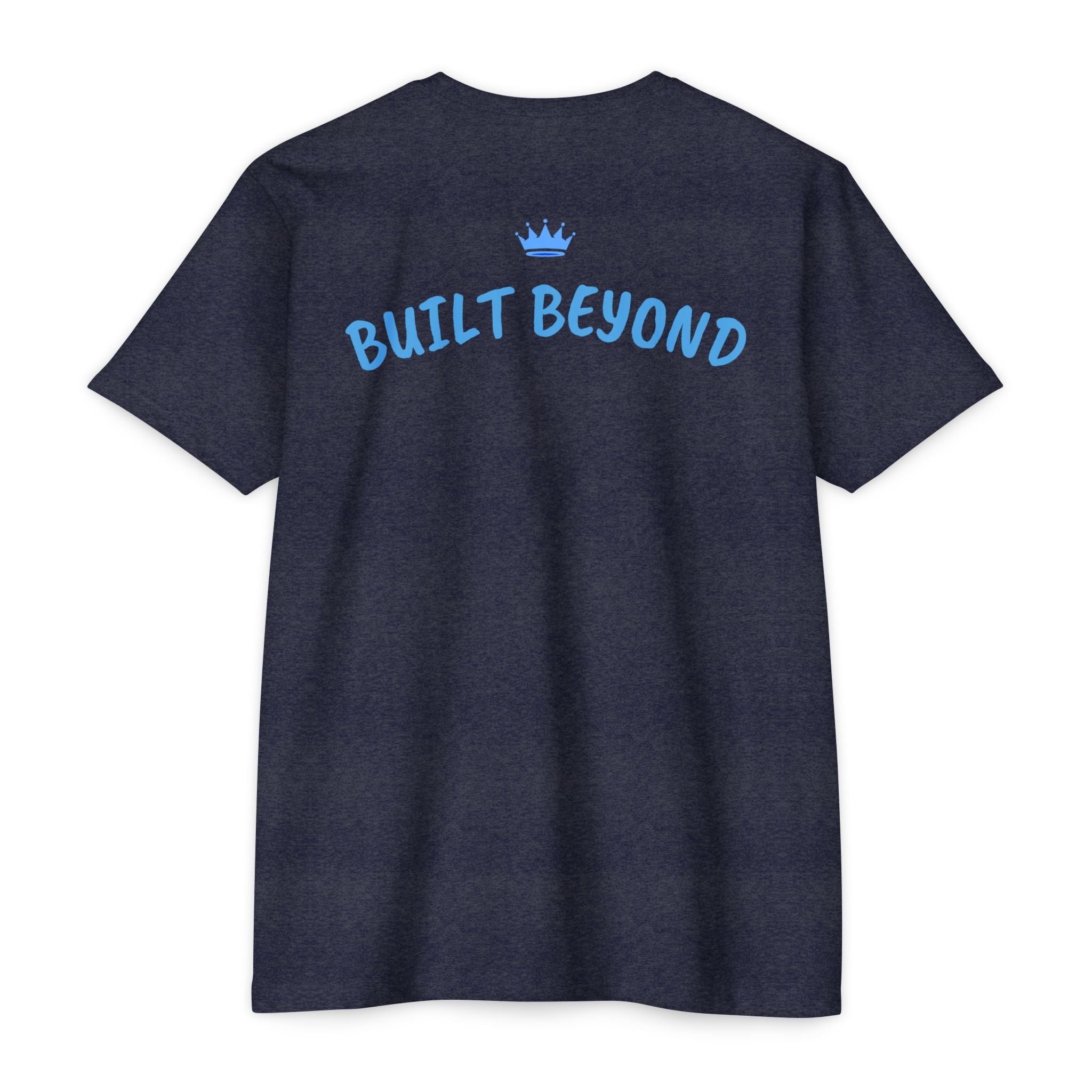 Blue Crown Emblem T-Shirt | Built Beyond Graphic Tee