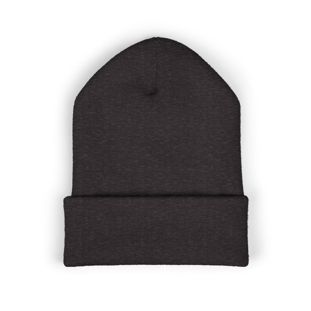 Embroidered Thistle Cuffed Beanie