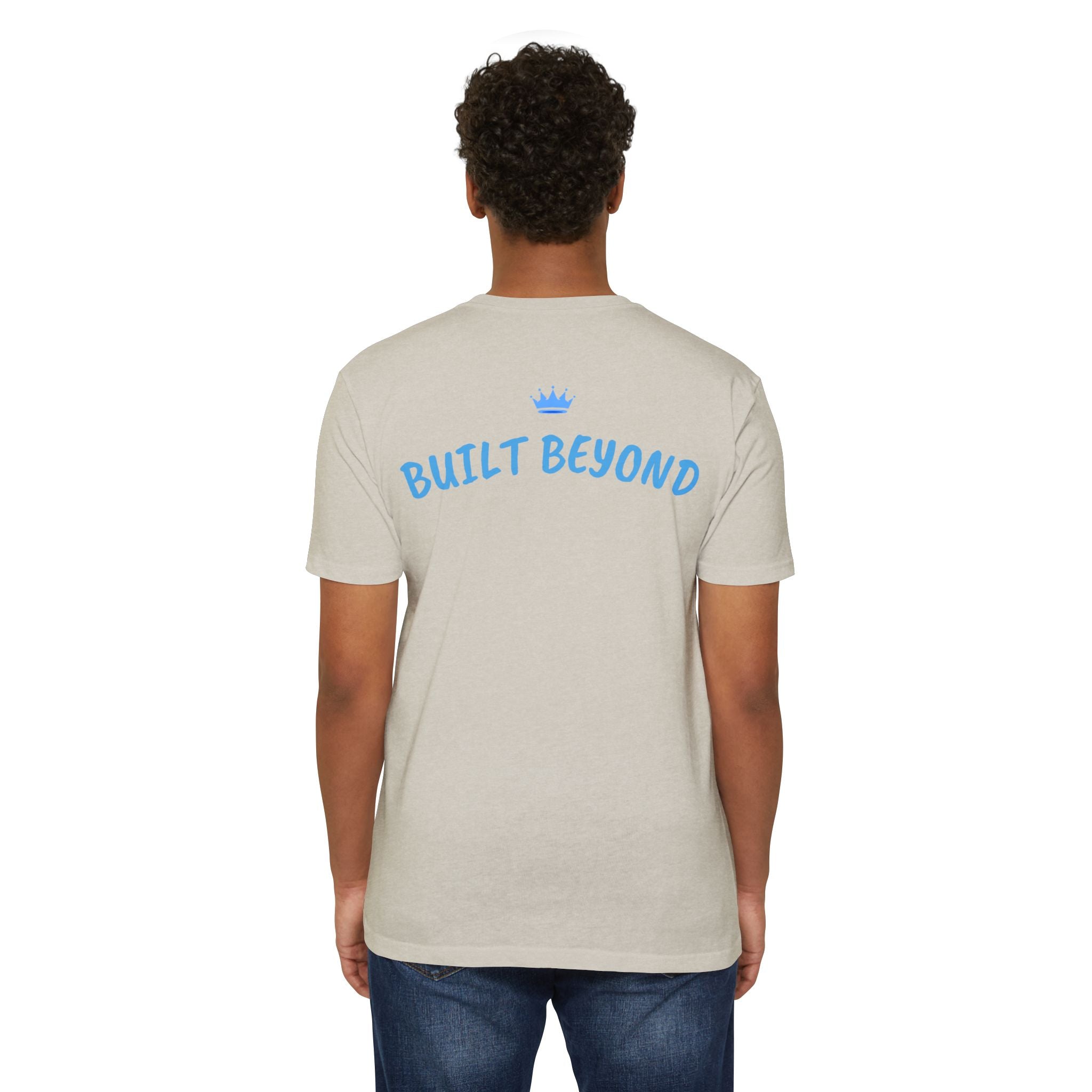 Blue Crown Emblem T-Shirt | Built Beyond Graphic Tee