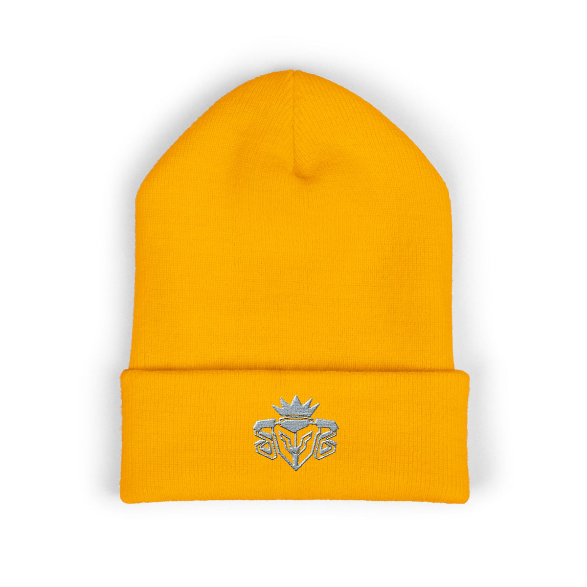 Embroidered Thistle Cuffed Beanie