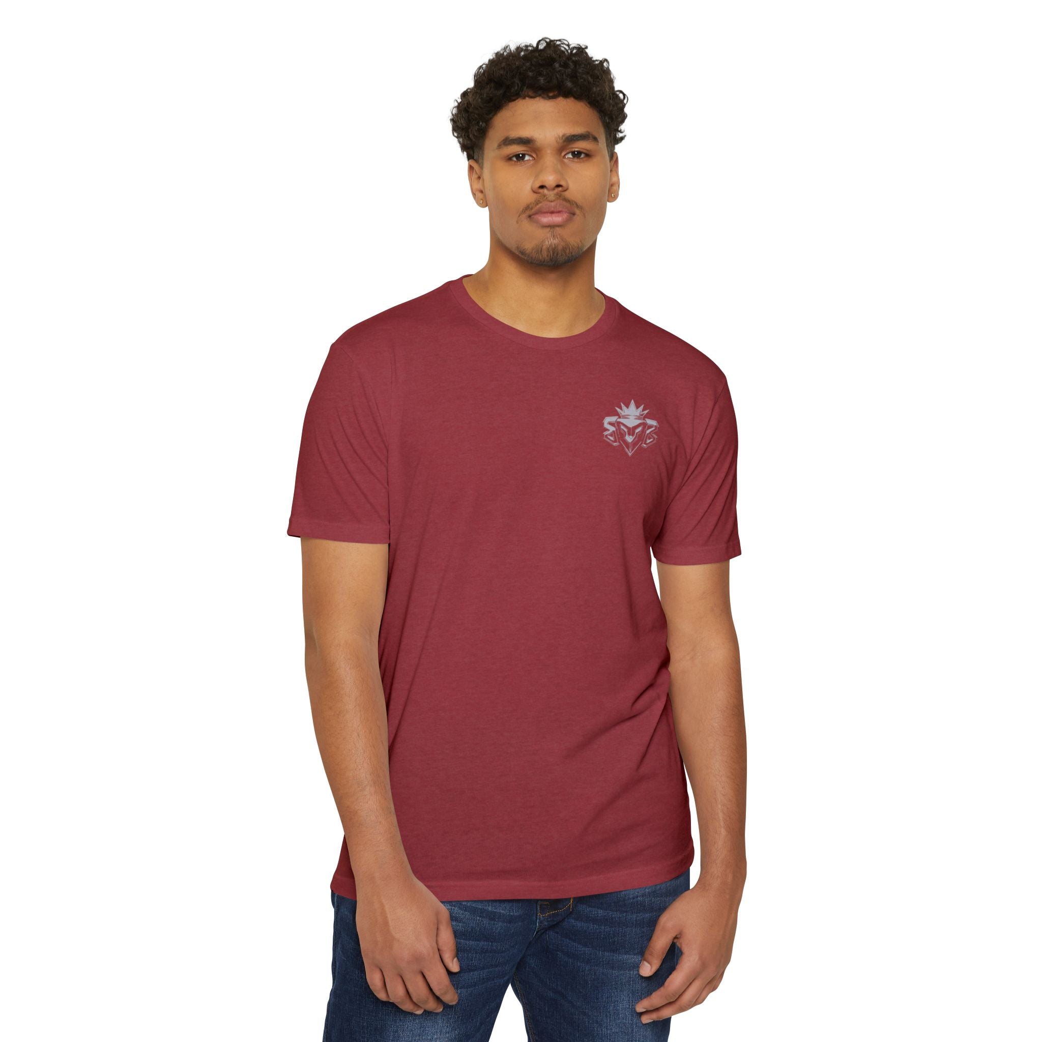 Built Beyond Logo T-Shirt — Minimal Front Emblem, Bold Back Graphic
