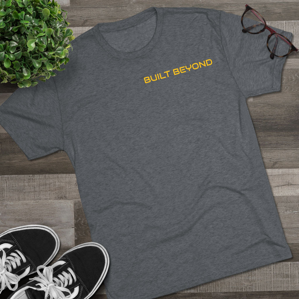 Built Beyond / Strong Today Tee — Motivational Fitness T-Shirt