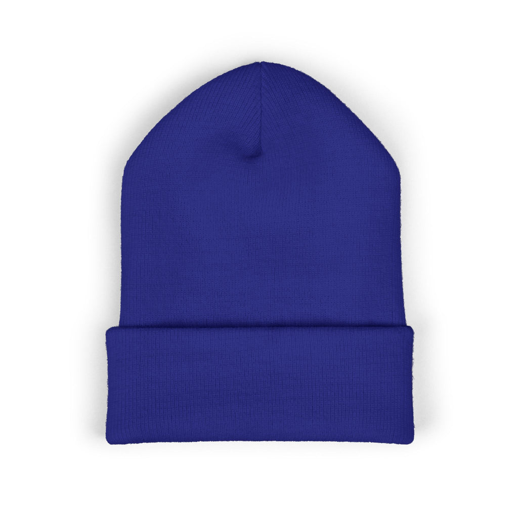 Embroidered Thistle Cuffed Beanie