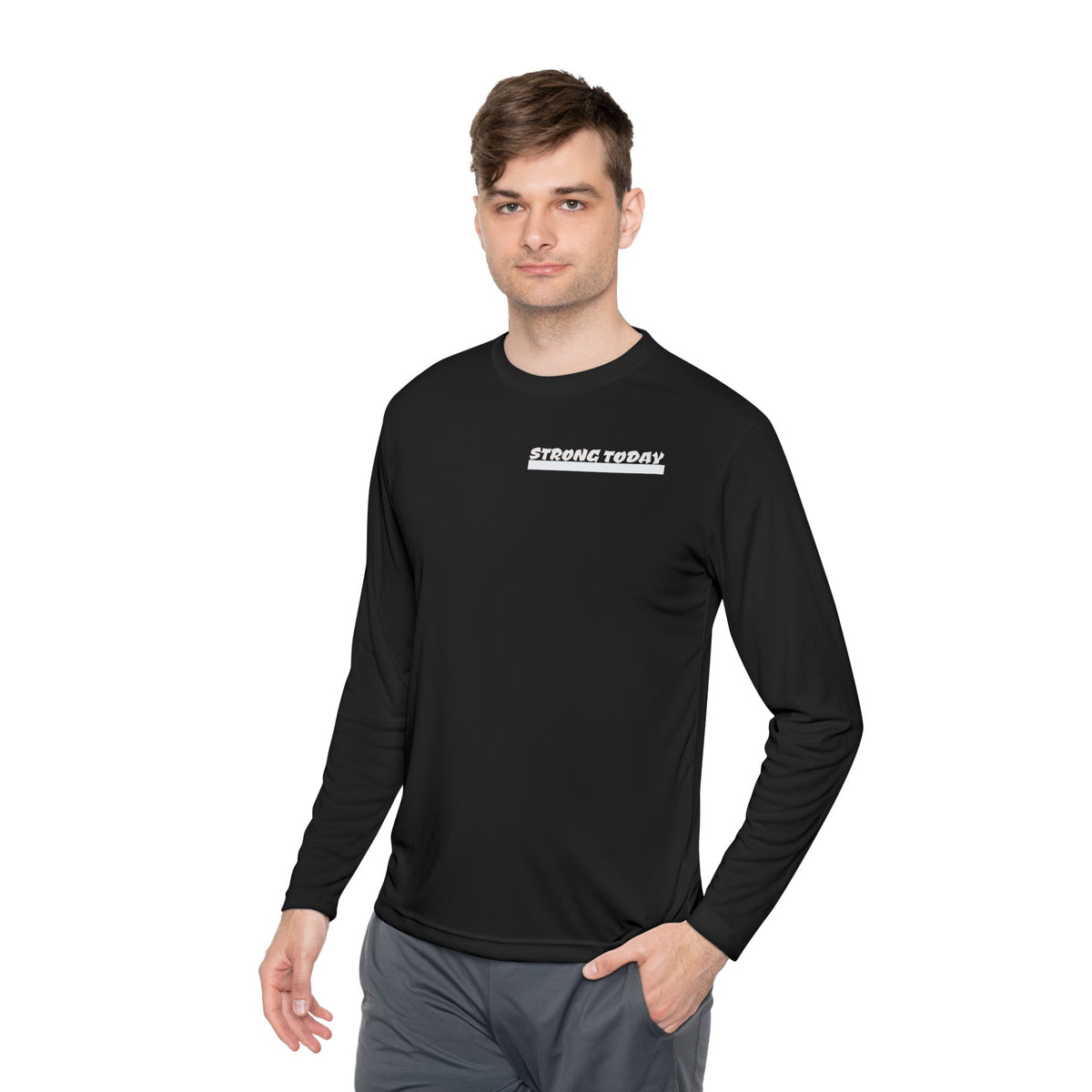 Built Beyond Long Sleeve Tee — Minimal Crown Graphic
