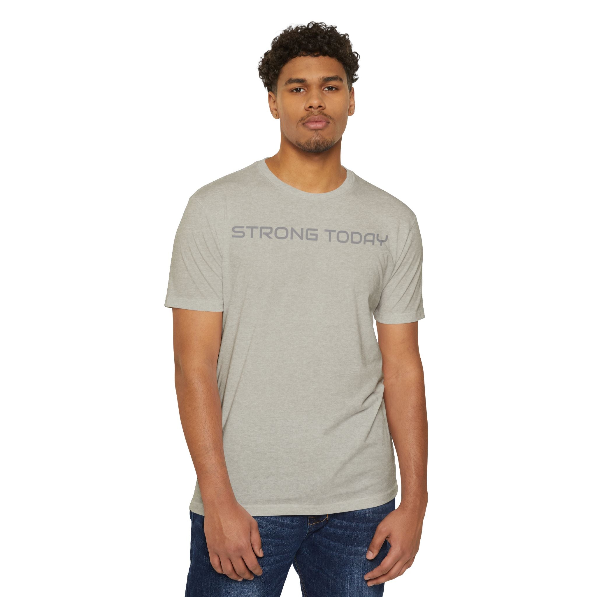 Strong Today T-Shirt — Built Beyond Motivational Fitness Tee