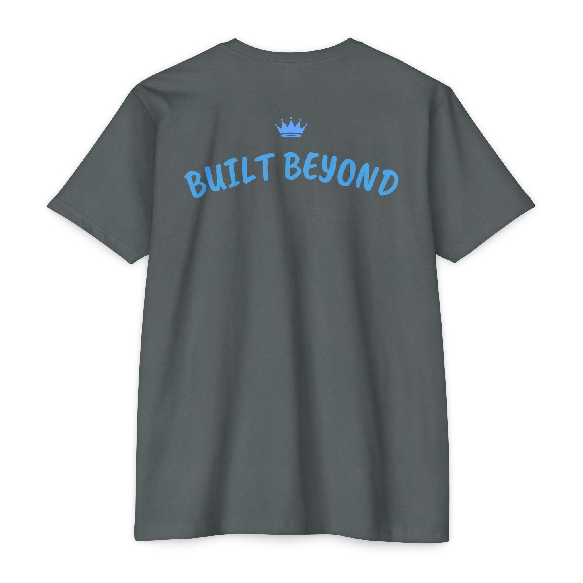 Blue Crown Emblem T-Shirt | Built Beyond Graphic Tee
