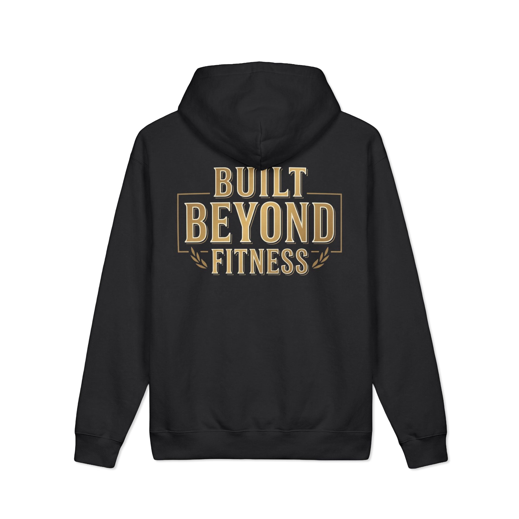 Built Beyond Fitness Hoodie — Vintage Gym Logo Pullover