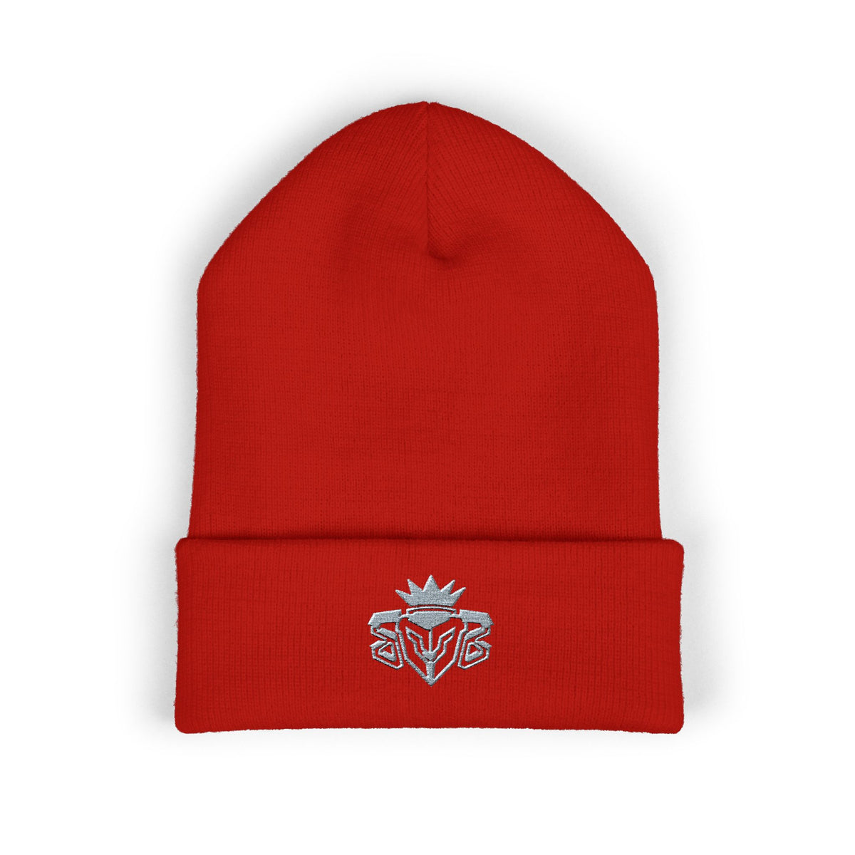 Embroidered Thistle Cuffed Beanie