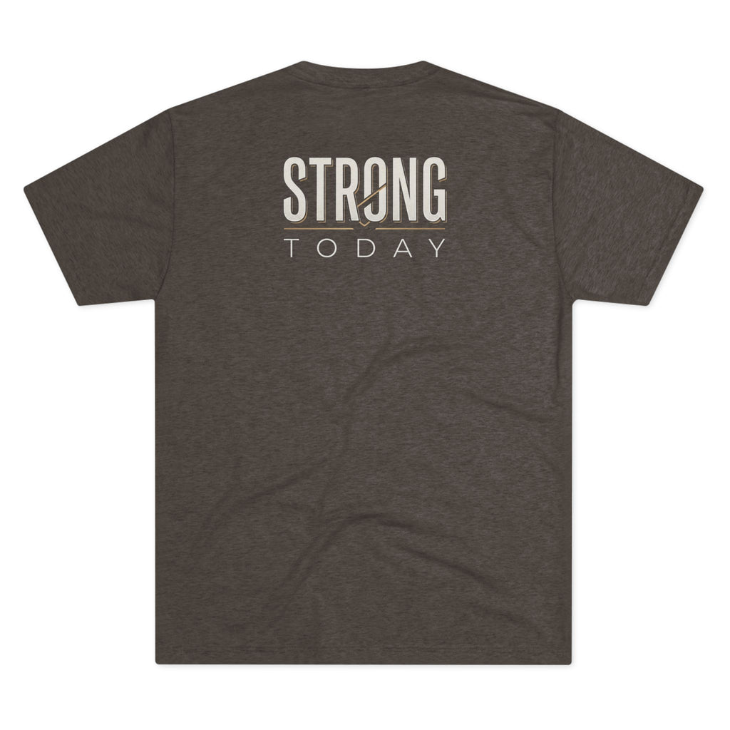 Built Beyond / Strong Today Tee — Motivational Fitness T-Shirt