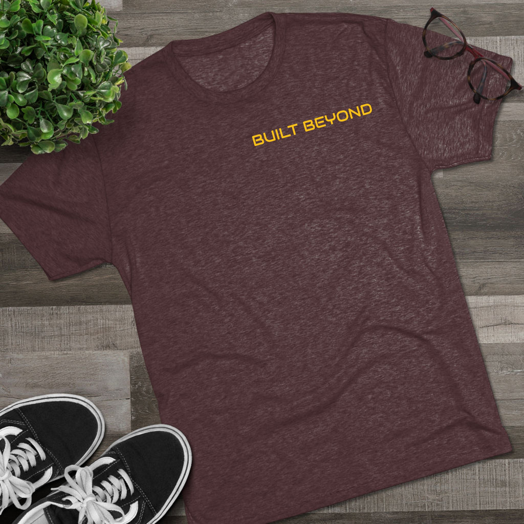 Built Beyond / Strong Today Tee — Motivational Fitness T-Shirt