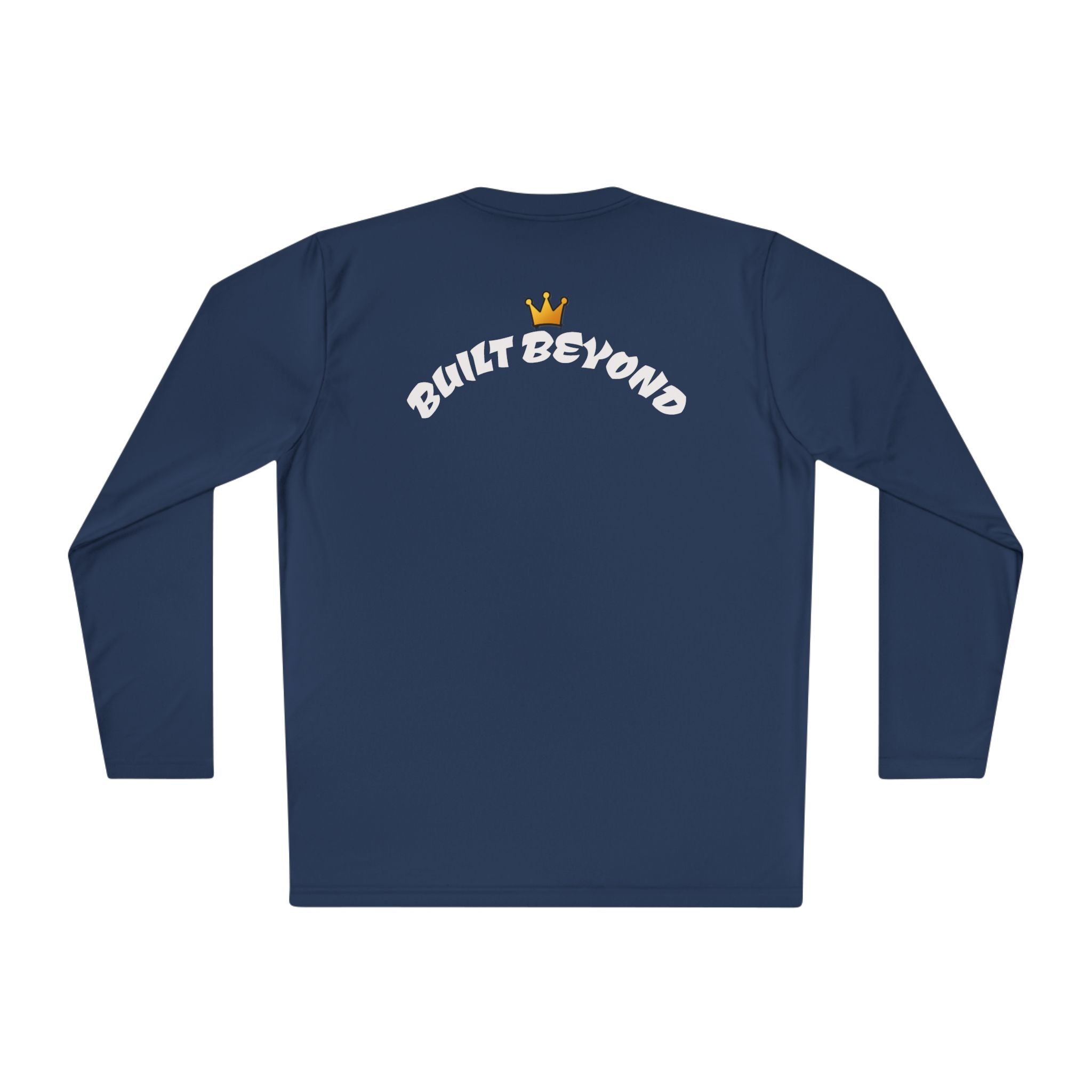 Built Beyond Long Sleeve Tee — Minimal Crown Graphic