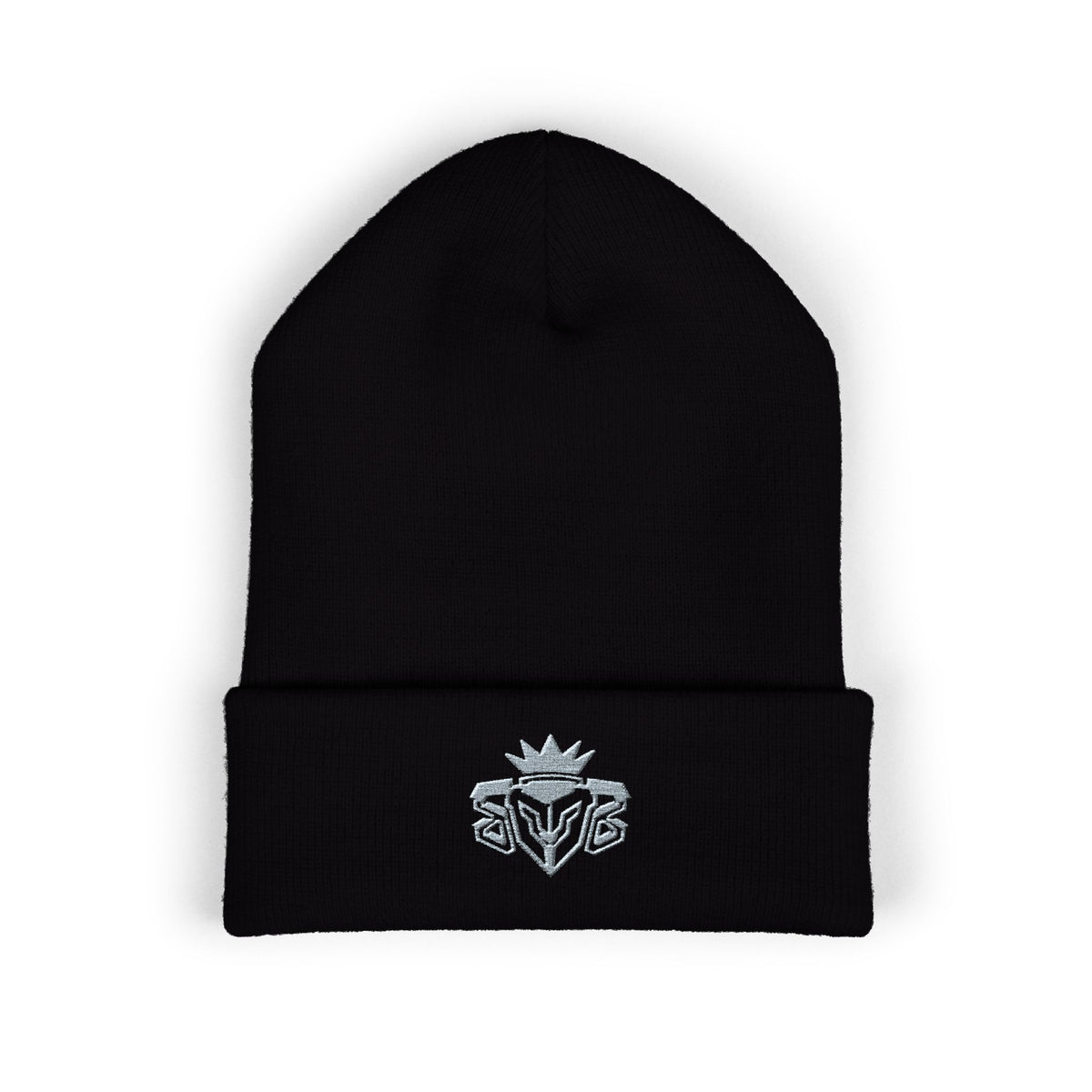 Embroidered Thistle Cuffed Beanie