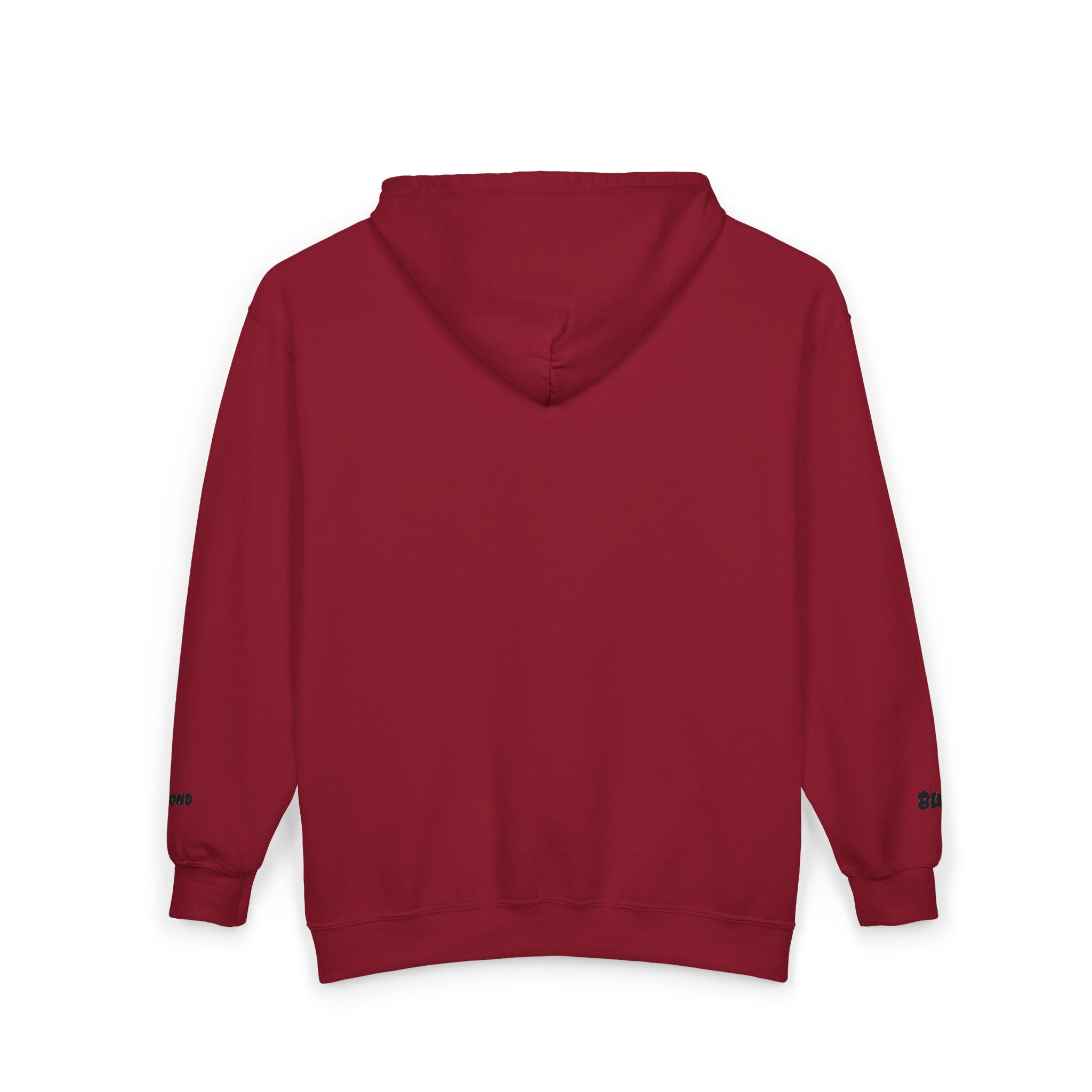 Zip Hoodie with Minimal Lion Crest — Small Chest & Sleeve Logo