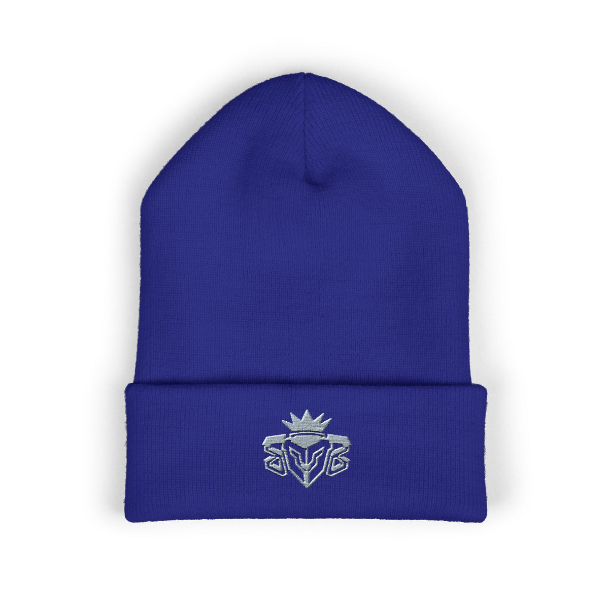 Embroidered Thistle Cuffed Beanie