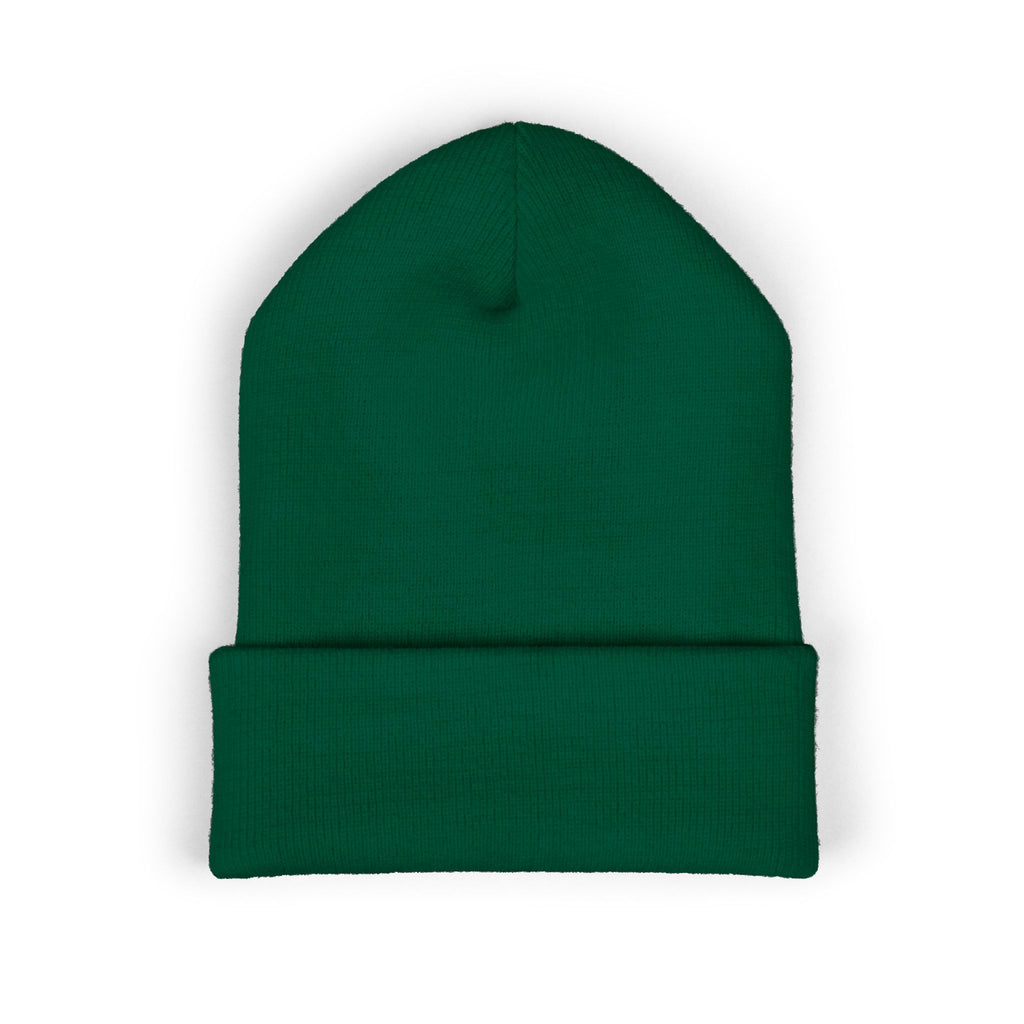 Embroidered Thistle Cuffed Beanie