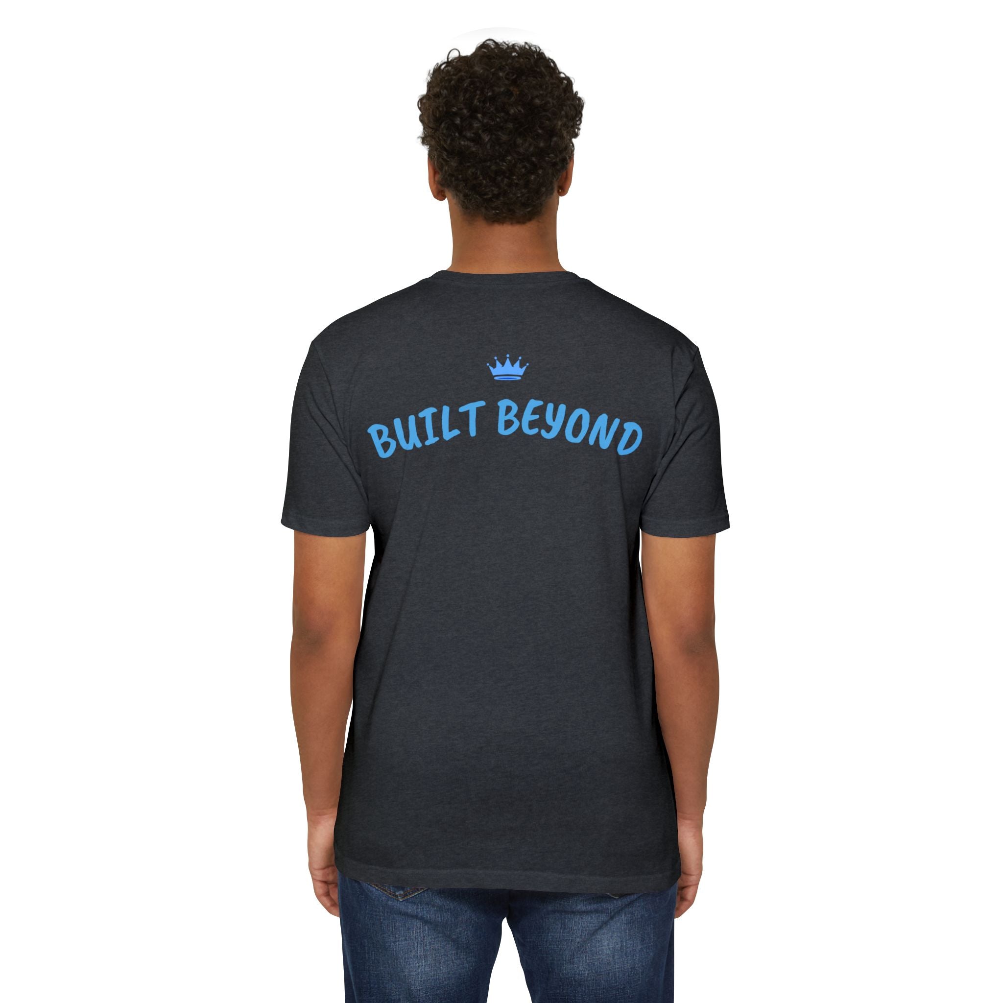 Blue Crown Emblem T-Shirt | Built Beyond Graphic Tee