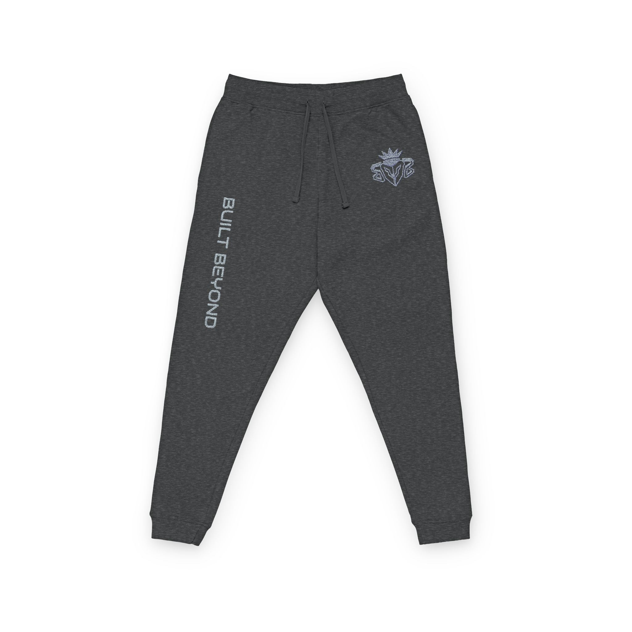 Embroidered 'Blue Beyond' Fleece Joggers — Cozy Streetwear Sweatpants