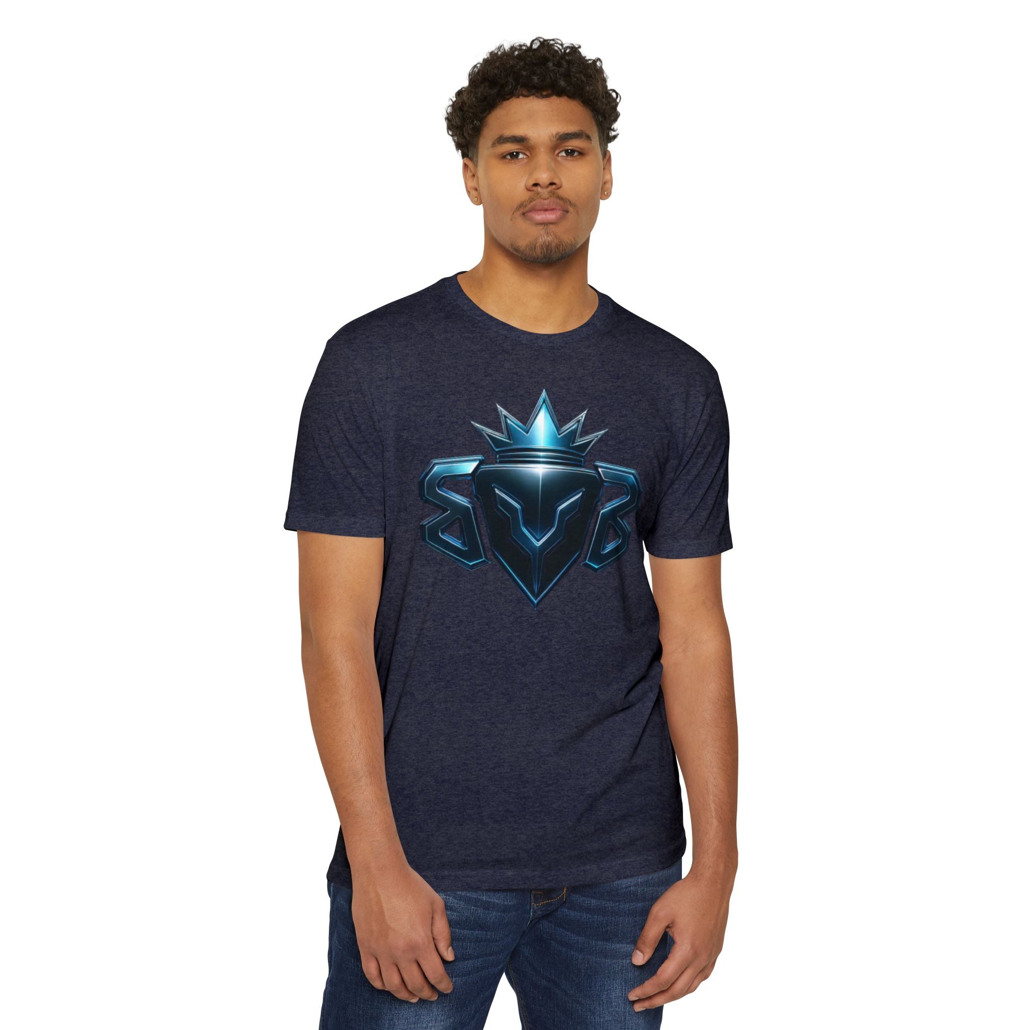 Blue Crown Emblem T-Shirt | Built Beyond Graphic Tee