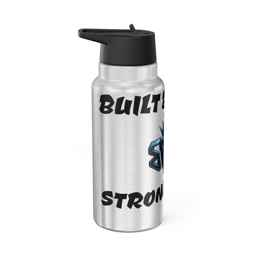 32oz Gator Tumbler — 'Built Beyond Strong' Insulated Water Bottle with Gator Crest