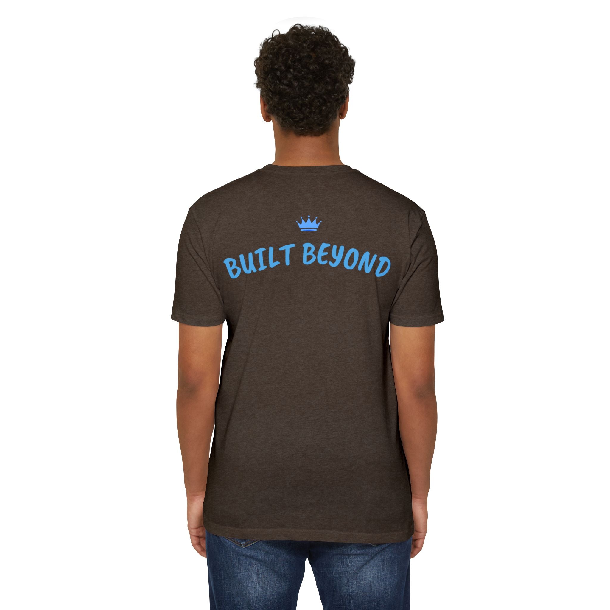 Blue Crown Emblem T-Shirt | Built Beyond Graphic Tee