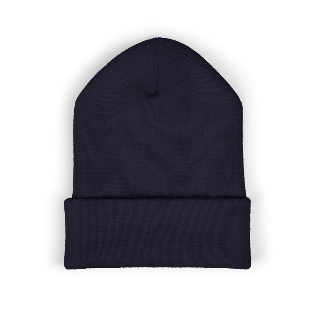 Embroidered Thistle Cuffed Beanie