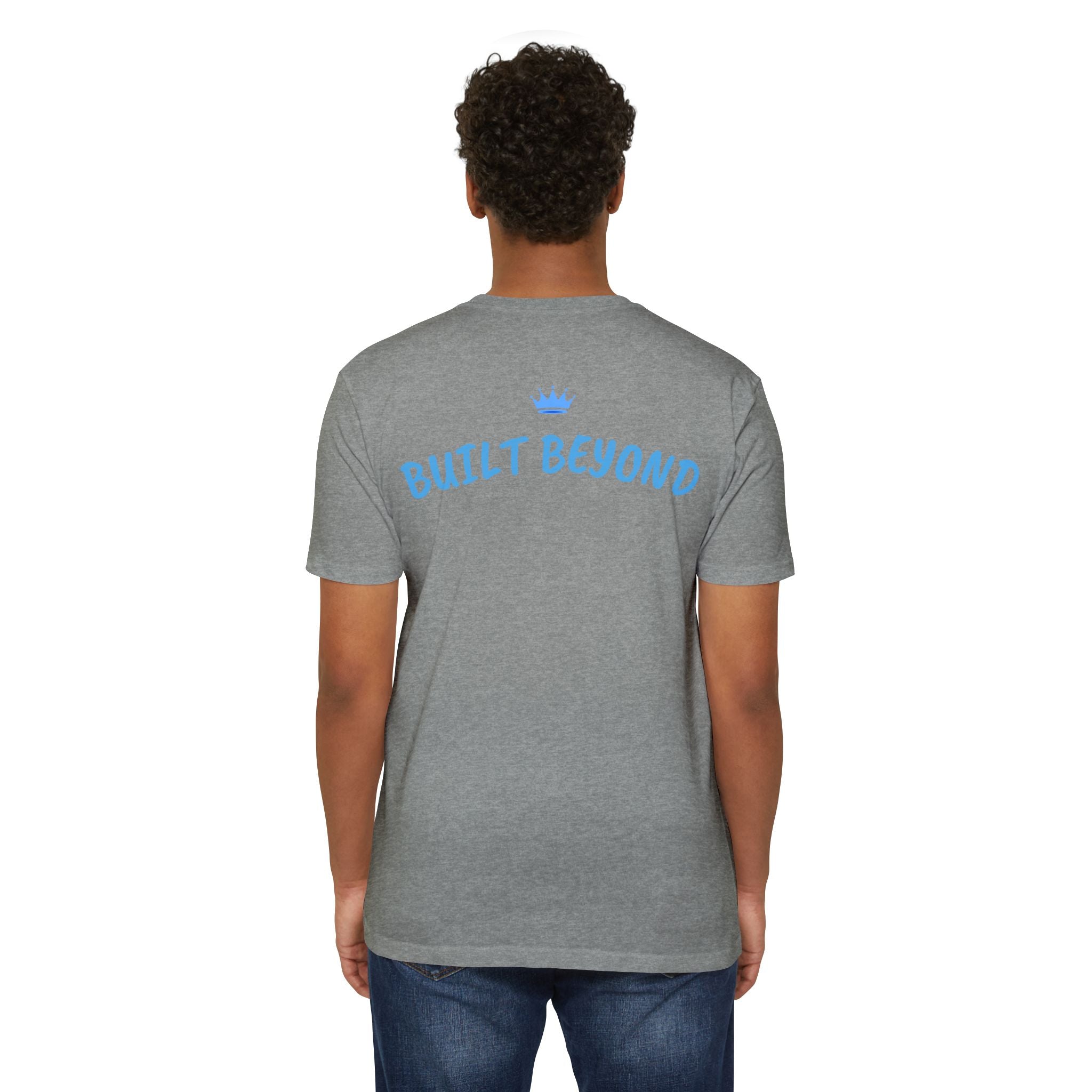 Blue Crown Emblem T-Shirt | Built Beyond Graphic Tee