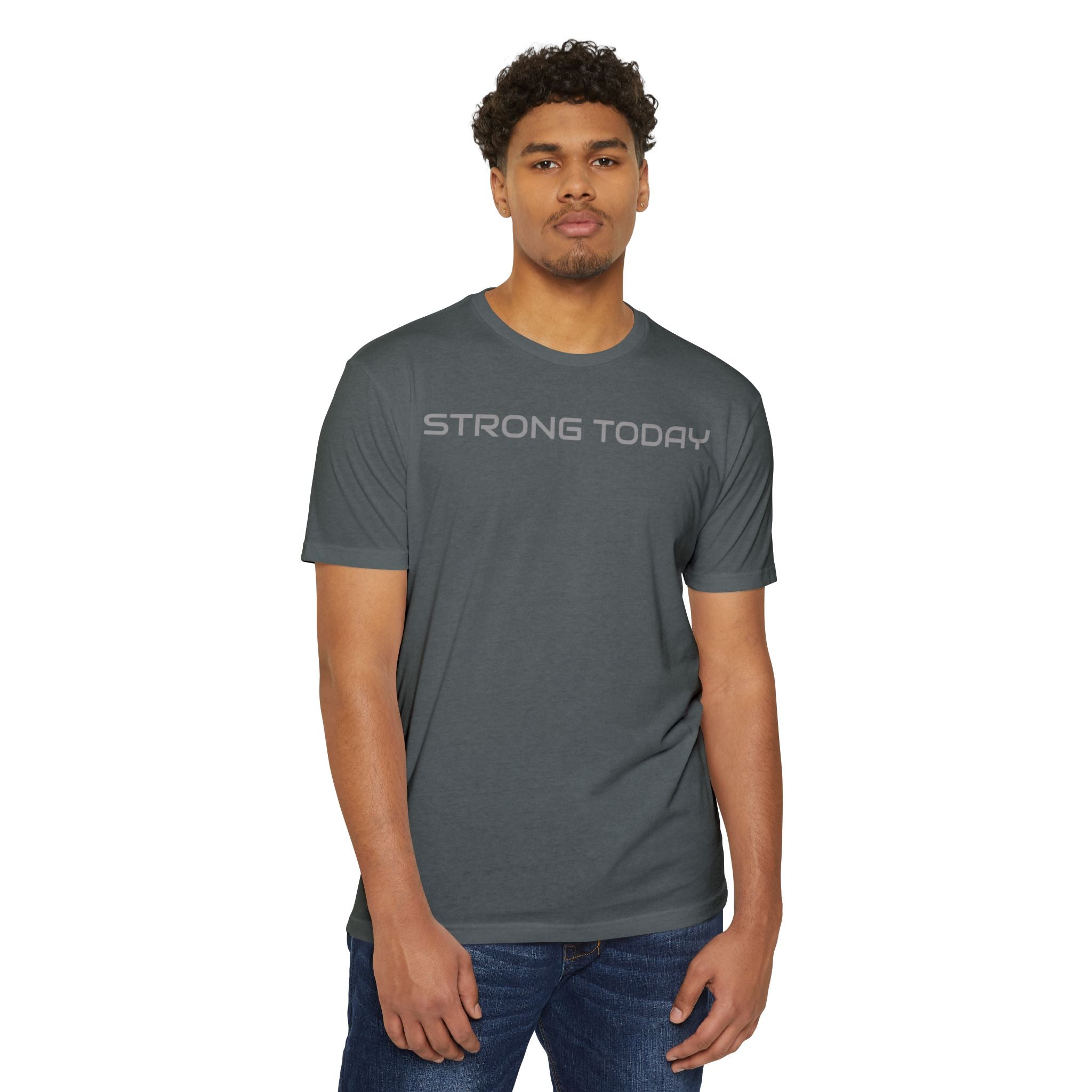 Strong Today T-Shirt — Built Beyond Motivational Fitness Tee