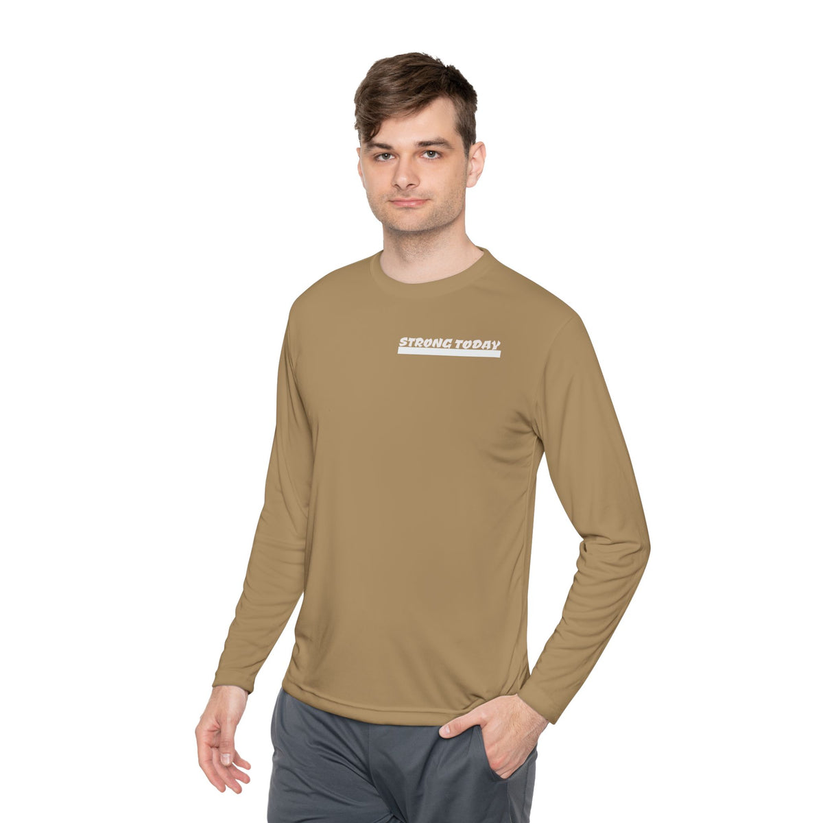 Built Beyond Long Sleeve Tee — Minimal Crown Graphic