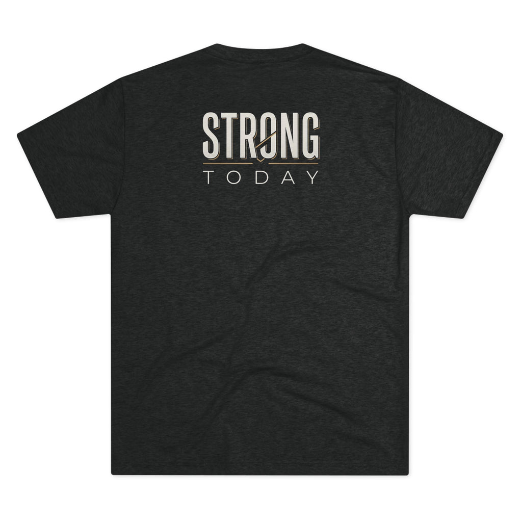 Built Beyond / Strong Today Tee — Motivational Fitness T-Shirt