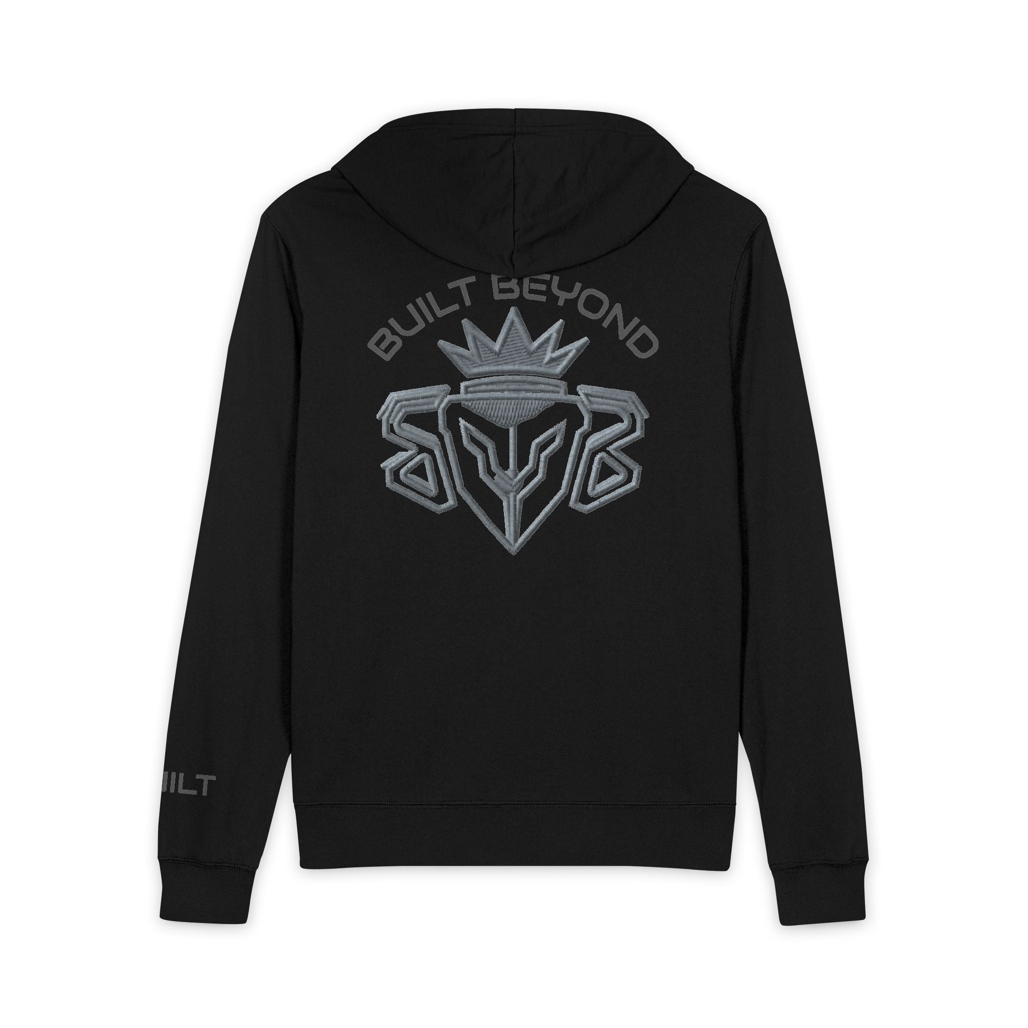 Full-Zip Hoodie — "Built Beyond" Graphic Hoodie