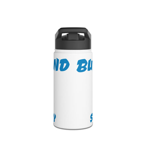 Stainless Steel "Strong Today" Water Bottle, Standard Lid