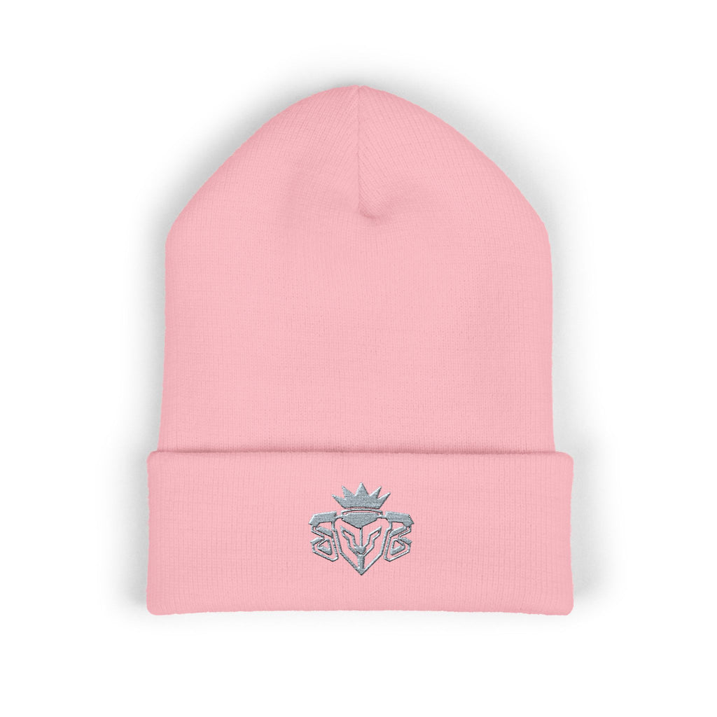 Embroidered Thistle Cuffed Beanie