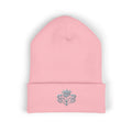 Embroidered Thistle Cuffed Beanie