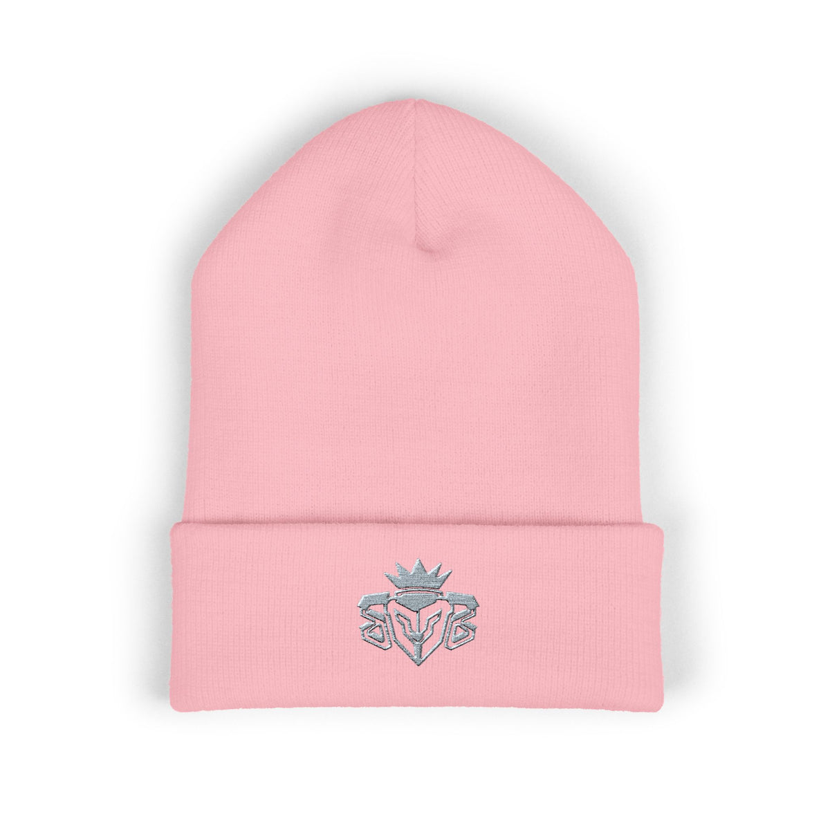 Embroidered Thistle Cuffed Beanie