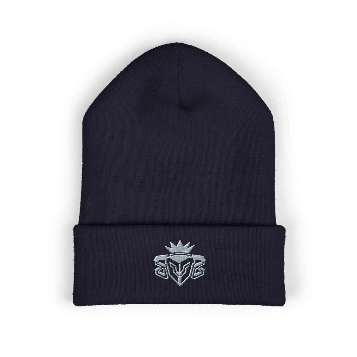 Embroidered Thistle Cuffed Beanie