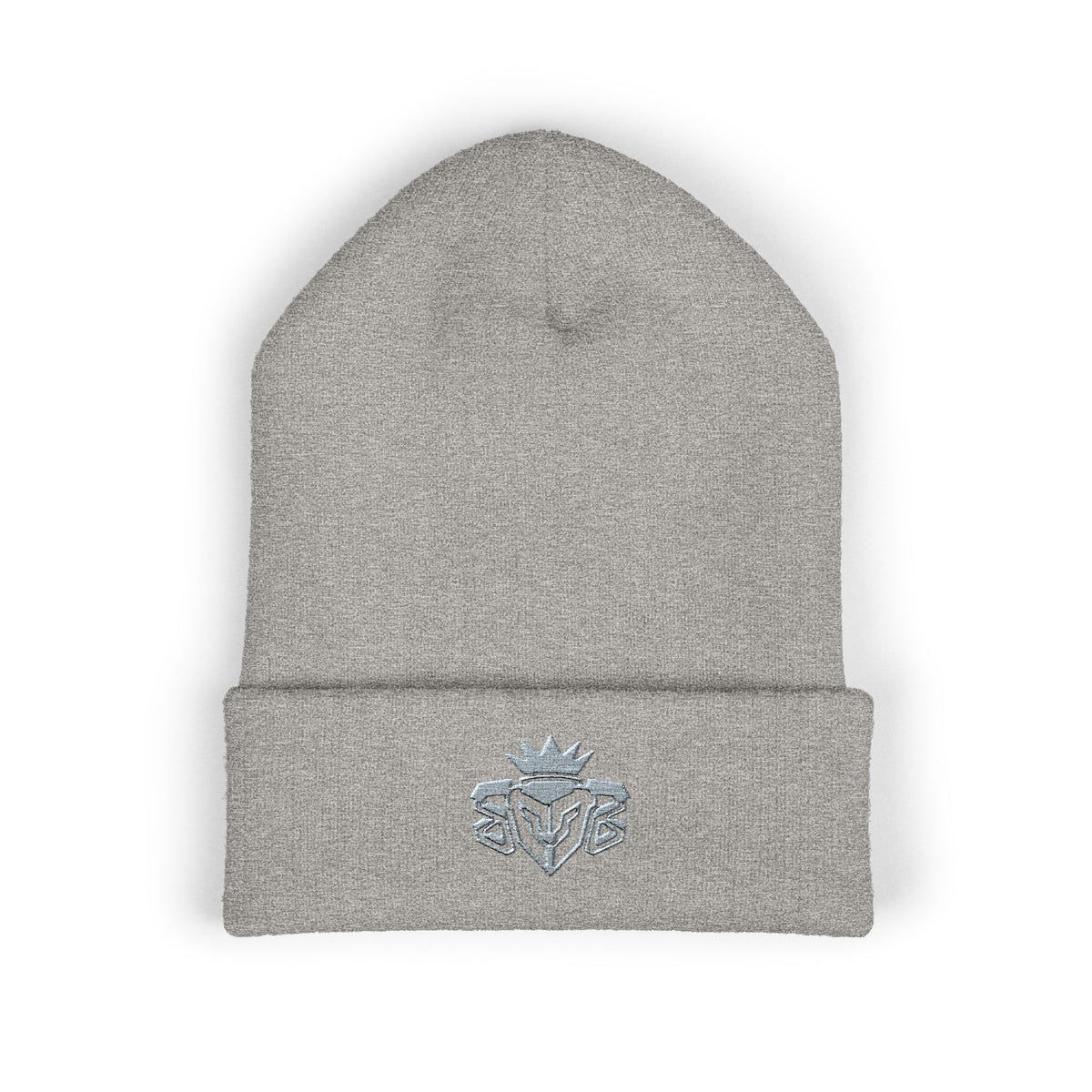 Embroidered Thistle Cuffed Beanie