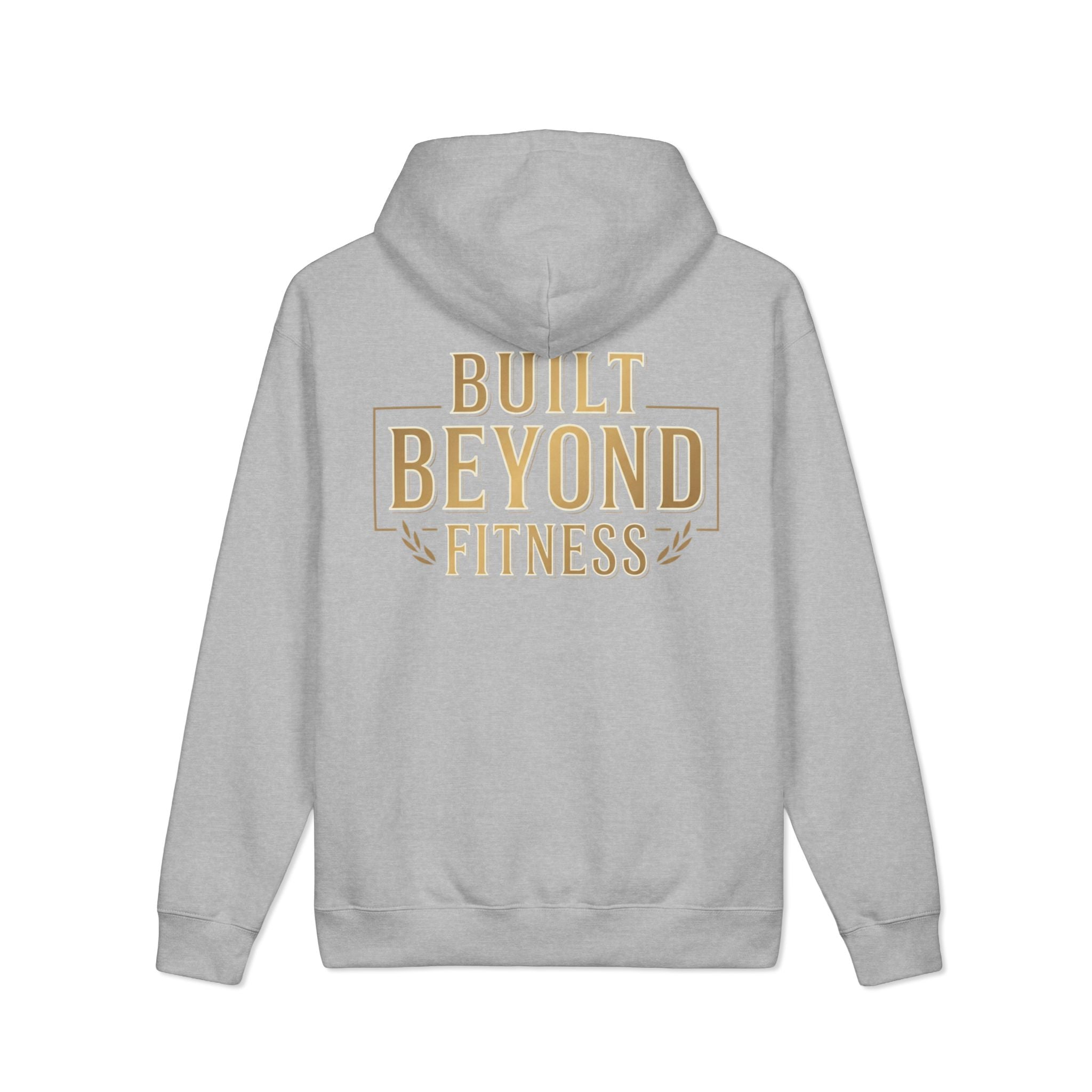 Built Beyond Fitness Hoodie — Vintage Gym Logo Pullover